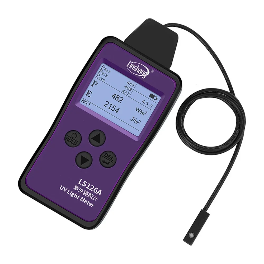 UV Light Meter UV Irradiance Meter An Ultra Small Probe for Intensity and Energy Measurement of UVA Light Source LS126A