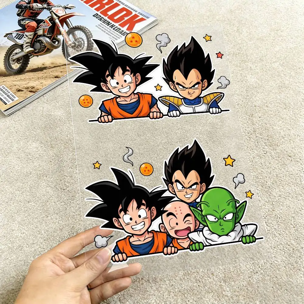 

Водонепроницаемые светоотражающие наклейки DRAGON BALL GOKU для мотоциклов и автомобилей, легко снимаемые