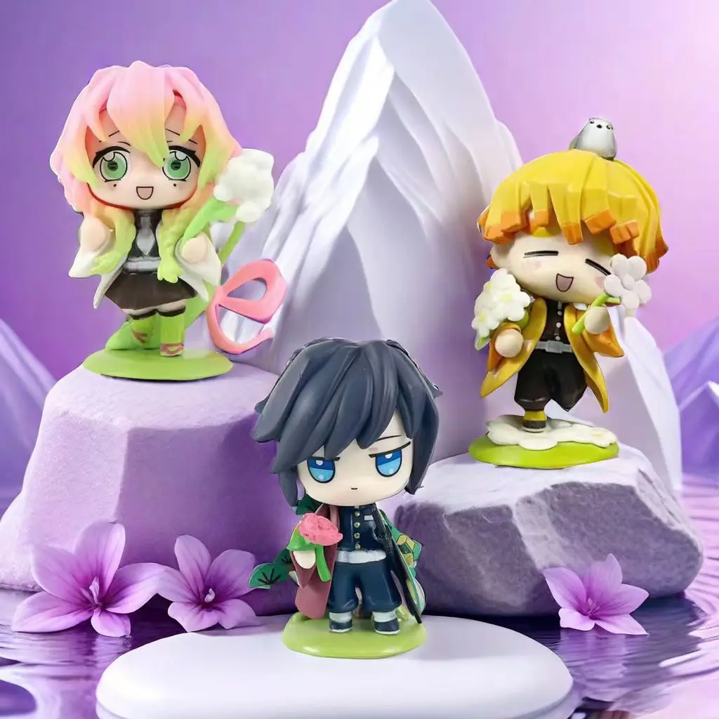 

Demon Slayer Blade 12, периферийные модели слепых коробок ручной работы, куклы и украшения, фасоли серии Birth Flower, слепая коробка Шаньи, игрушки