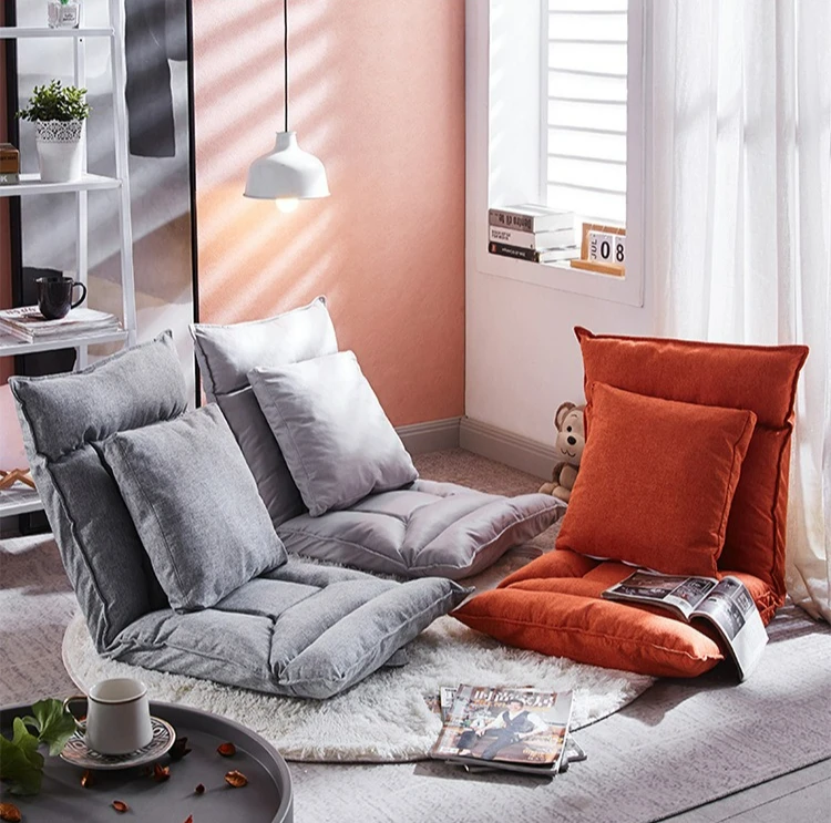 Lazy Sofa Tatami Bed Internet Celebrity Folding Backrest Single Bedroom On The Ground Balcony Backrest Chair