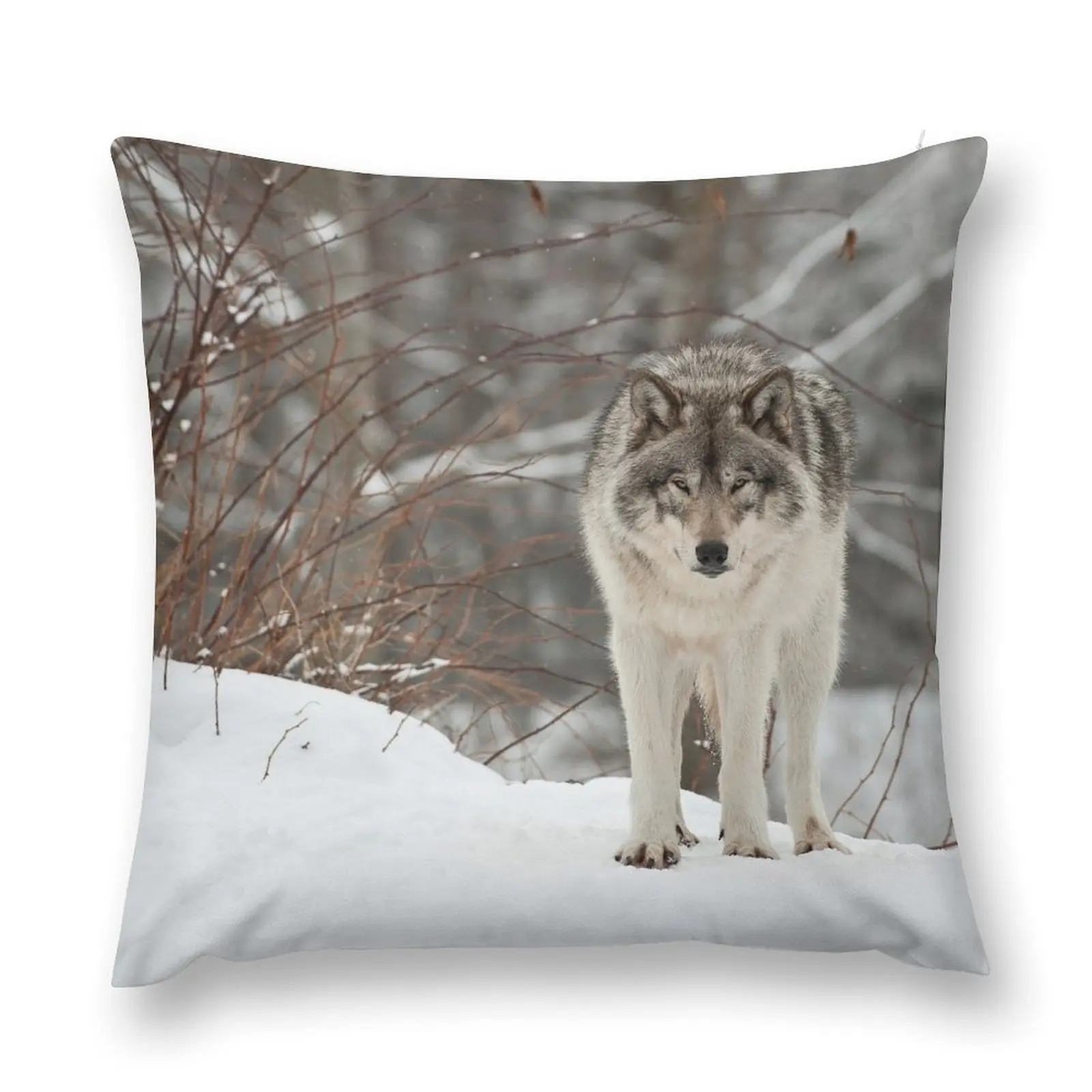 Timber Wolf Throw Pillow anime girl christmas ornaments 2025 christmas pillow case covers for pillows pillow