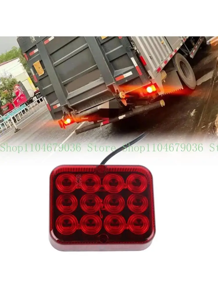 652F Energy Efficient 12 LED Waterproof Lamp With Mode For Heavy Duty Commercial Vehicles Low Power Consumption