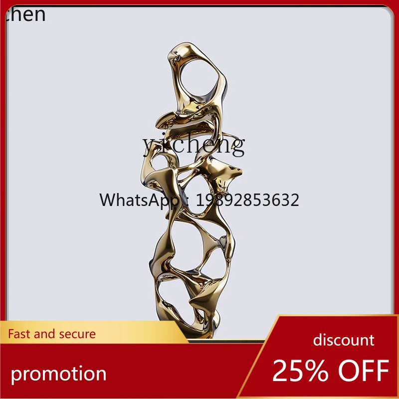 YFY   Abstract Art Sculpture Ornament Soft Decoration Home Set Large Sculpture Custom Resin Sculpture
