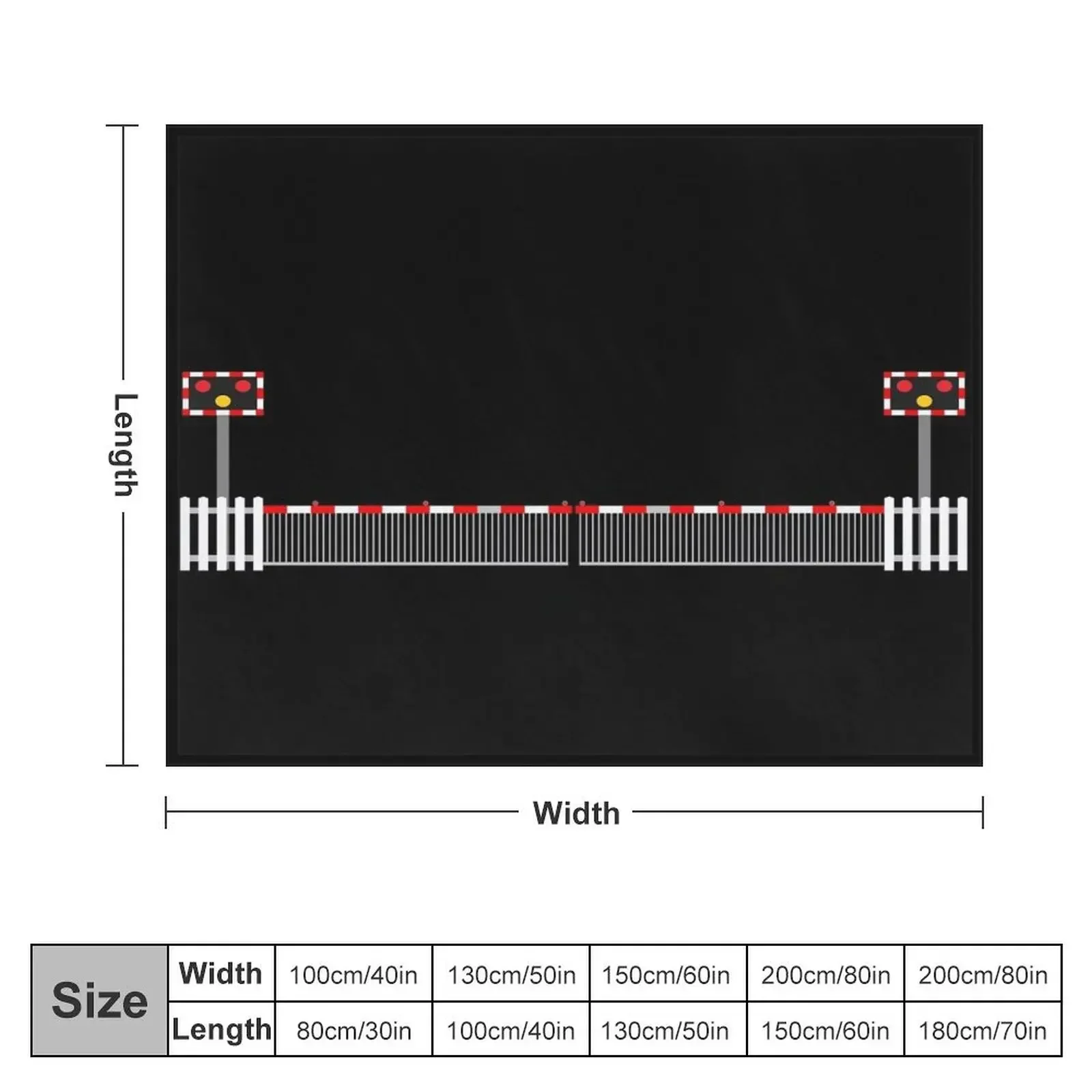 UK RAILWAY LEVEL CROSSING Throw Blanket Furrys sofa bed Tourist Blankets