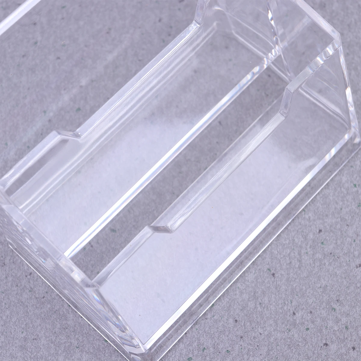 

Transparent Acrylic Desktop Business Holder Cards Storage Case Organizer For Office Meeting Exhibition School Hospital Double