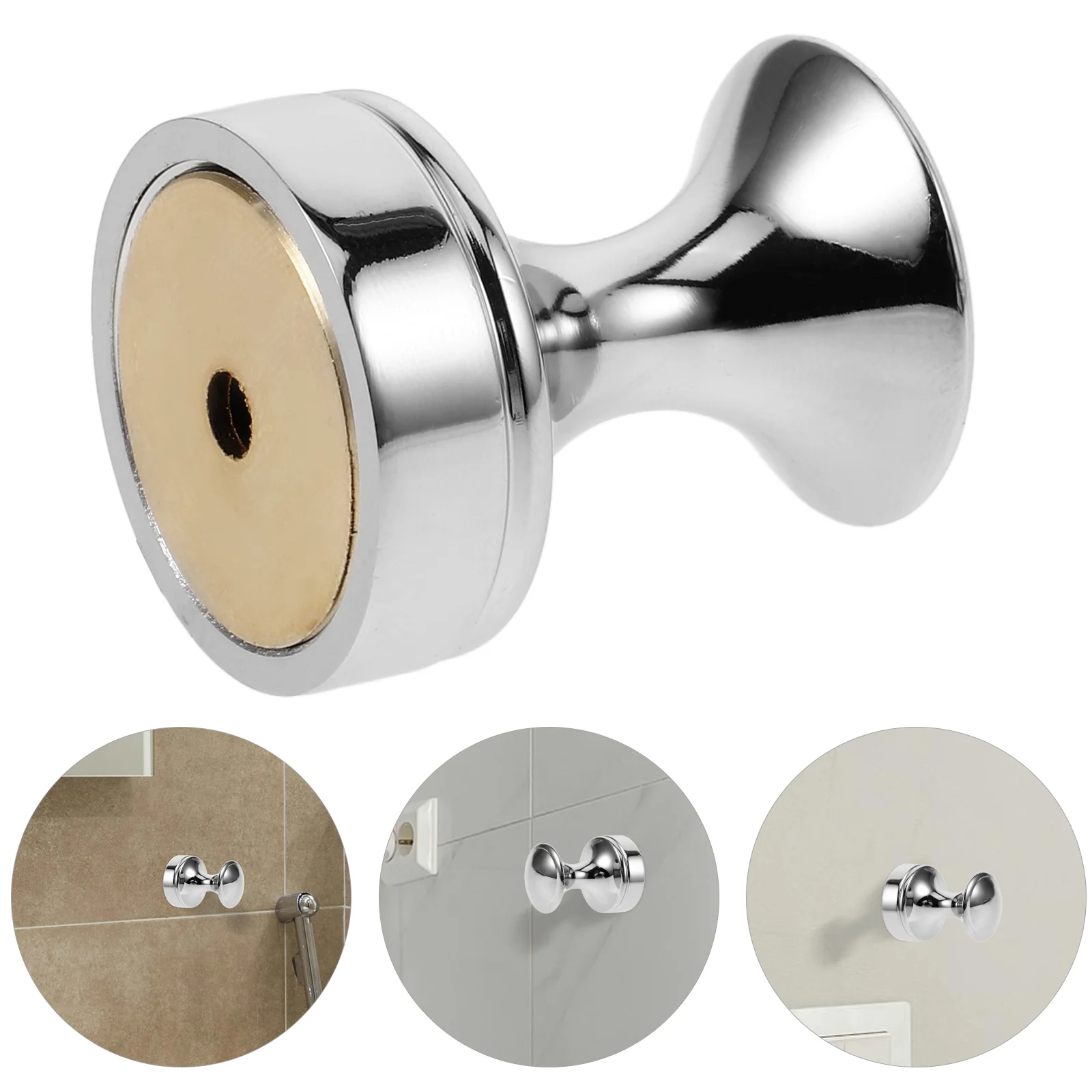 

Small Flag Wall Decoration Metal Hook Clothes for Bathroom Clothing Mounted Silver