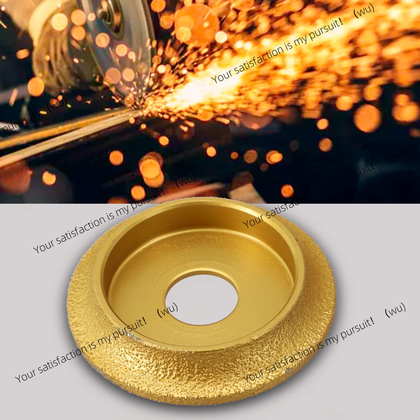 1Pc Vacuum Brazed Grinding Wheel Edge Profile Sanding Disc For Marble Granite Ceramic Glass Abrasive Tools Parts
