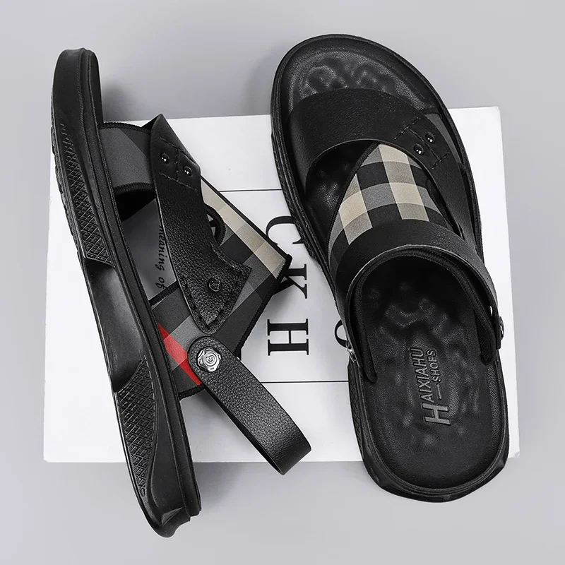 Summer Women Fashion Sandals and Slide Slippers Anti Slip Rubber Outsole Soft Comfort Upper All Match Daily Outfit for Beach