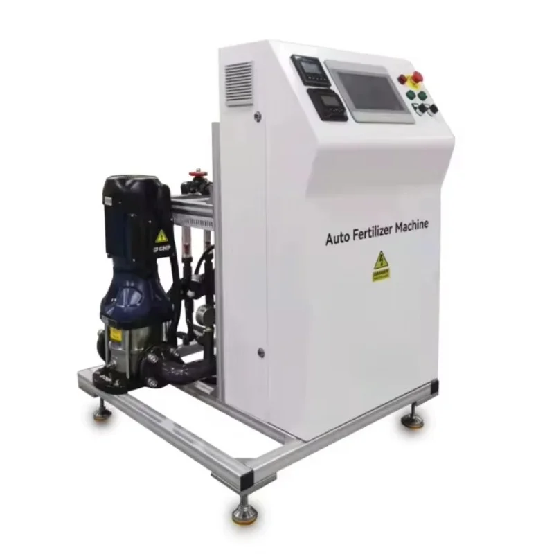 Commercial homes and farms use automated computerized irrigation systems with new vertical motor nutrient fertilizer controllers