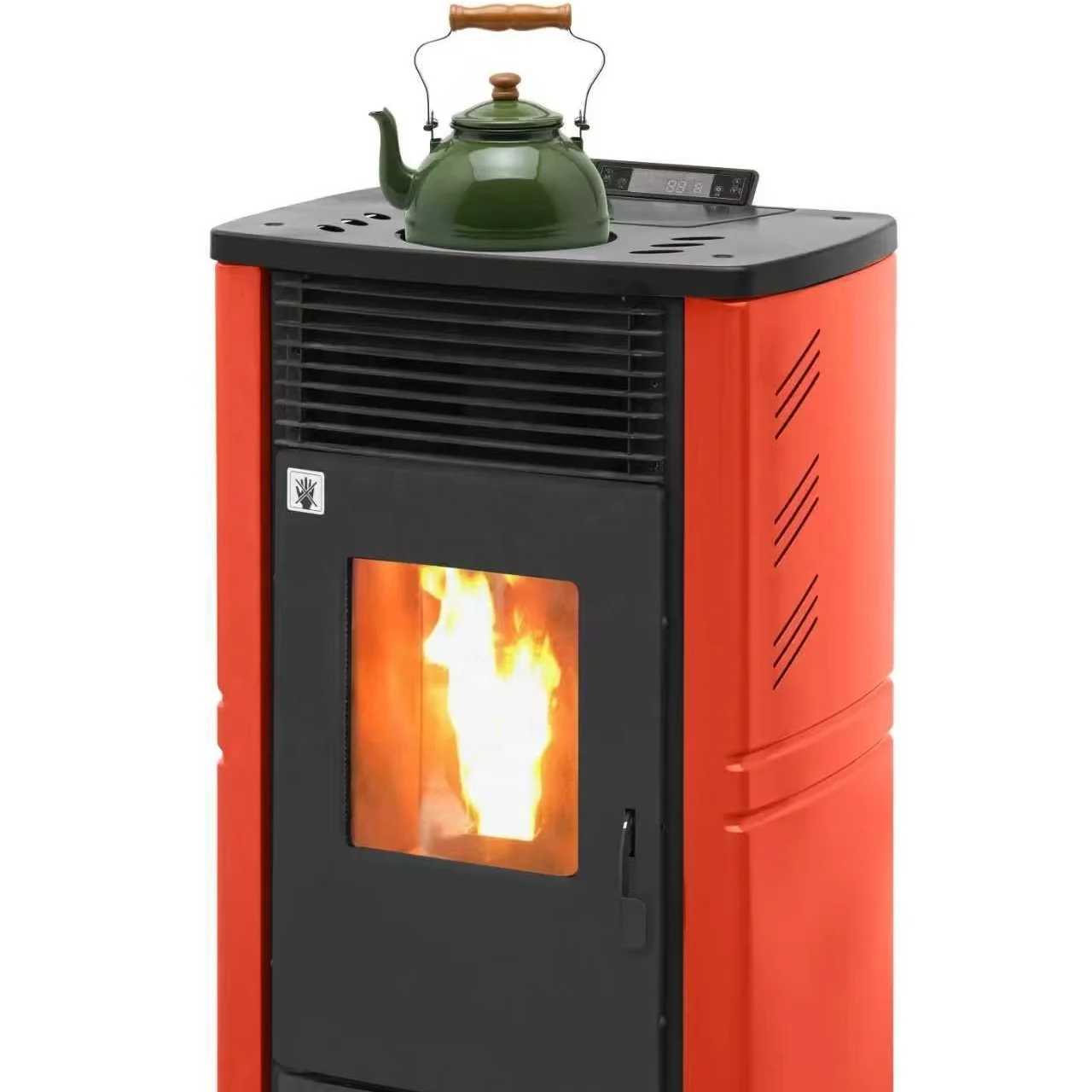 9.7KW Freestanding Pellet Stove for Living Room Contemporary Design Silent Operation Clean Combustion Offers Ultimate Heating