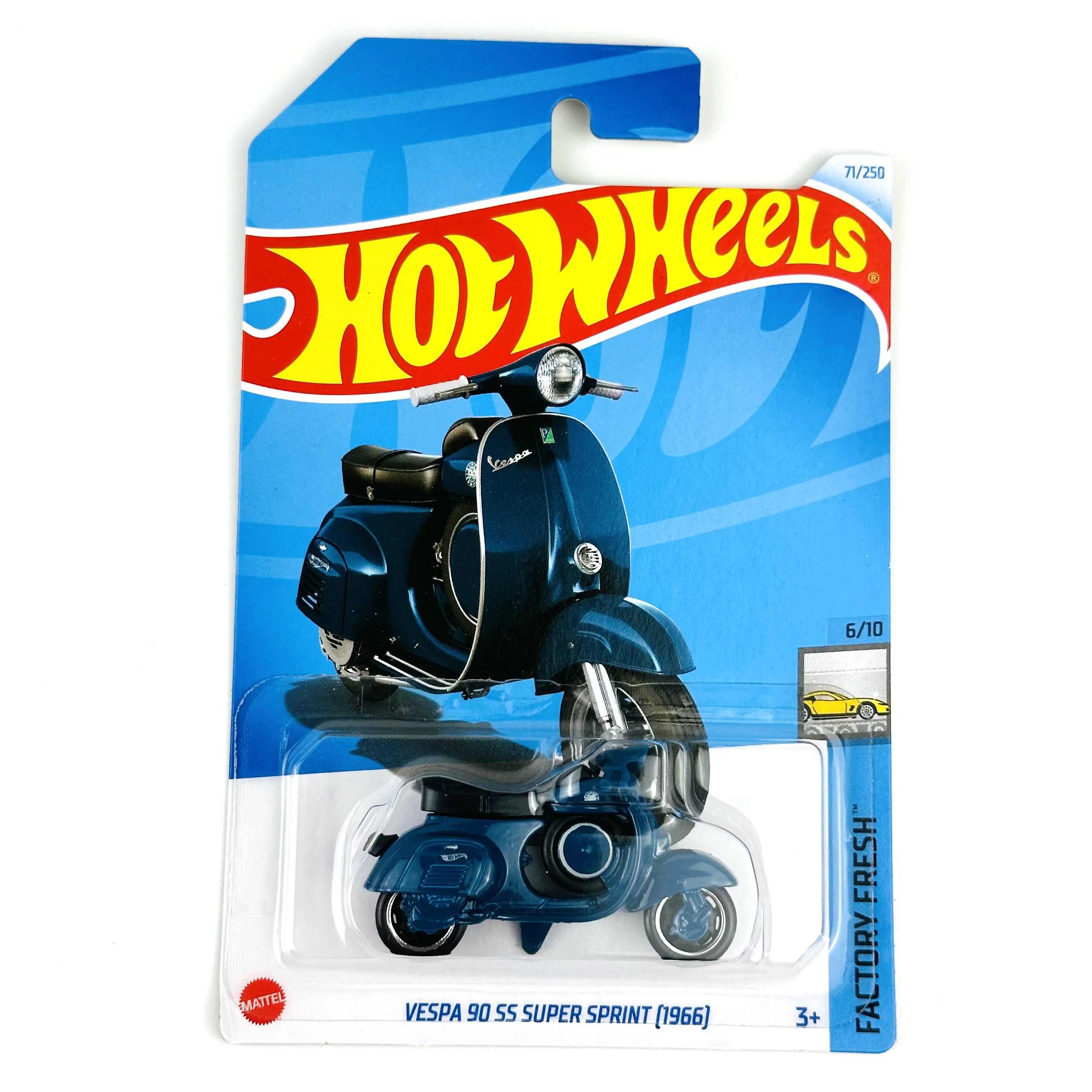 2024-71 Hot Wheels Cars VESPA 90 SS SUPER SPRINT (1966) 1/64 Metal Die-cast Model Toy Vehicles