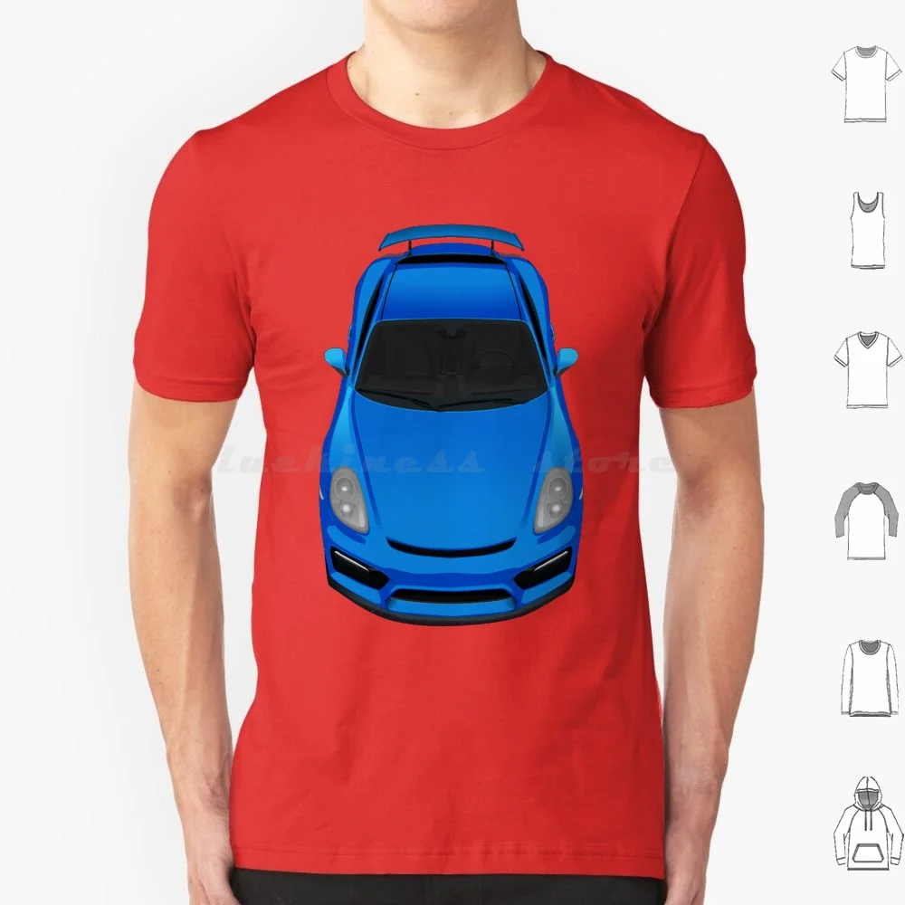 Shades Of Blue T Shirt 6xl Cotton Cool Tee Cayman Gt4 Gt 4 Manga Race Racing Drift Hipster Subspeed Car Cars Auto Photoshop