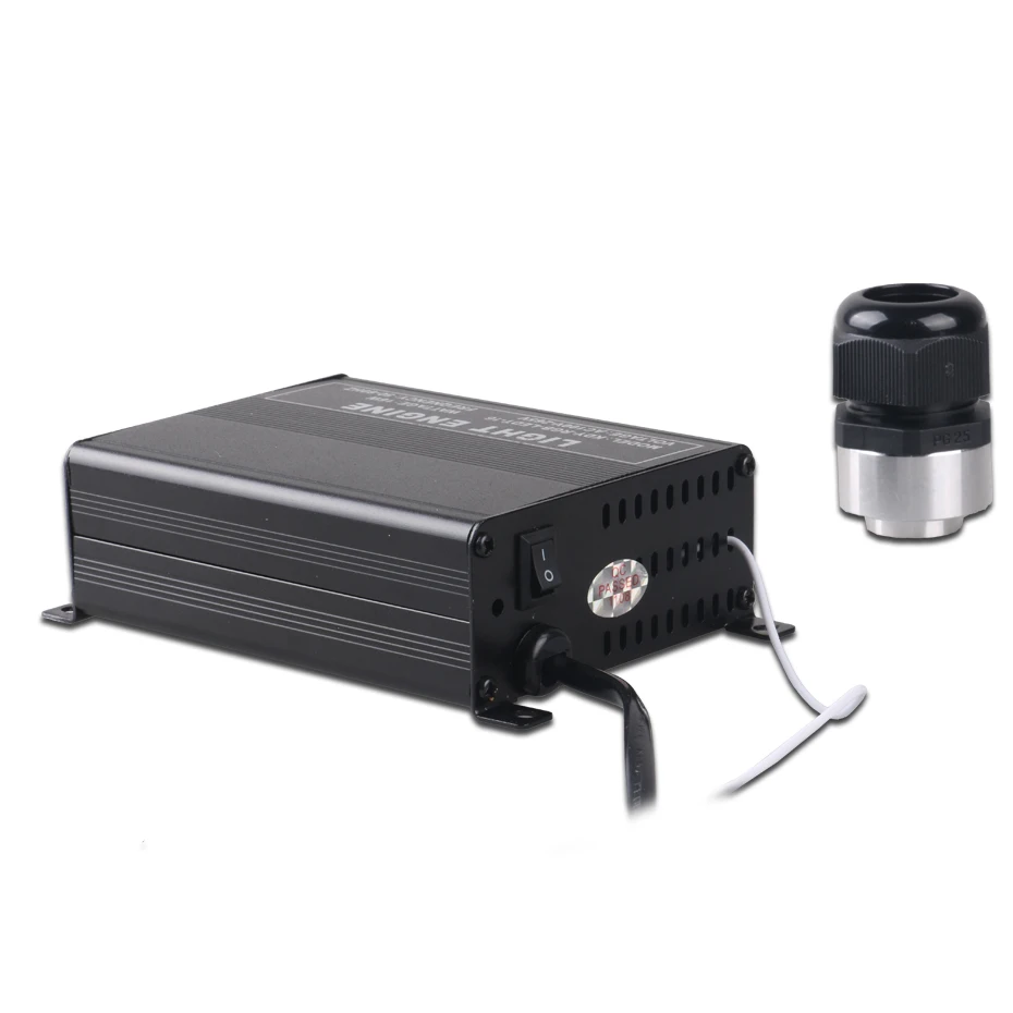 ALIEN 16W RGB Fibre Optic Lighting With 24 Key RF Remote Controller Light Generator Optic Fiber Lights Engine