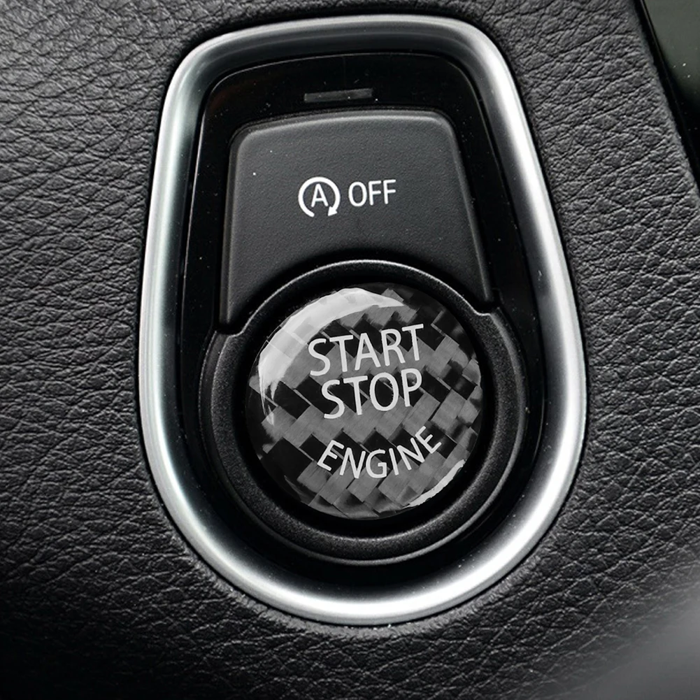 Brand New Car Cap Sticker Start Stop Button Exquisite Interior Replacement Compact Easy Installation Lightweight