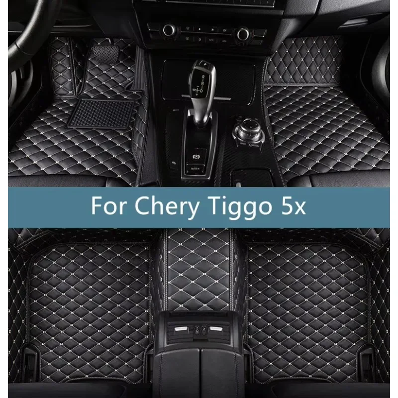 

Полный комплект автомобильных ковриков для Chery Tiggo 5x 2018 2019 2020 2021 2022 2023 2024, аксессуары для салона, коврики для автомобилей