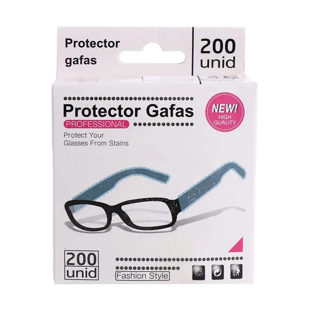 Hair Dyeing Salon Cap Plastic Hair Styling Sleeves Protector Glasses Leg Cover Hair Coloring Tool Glasses Frame Cover