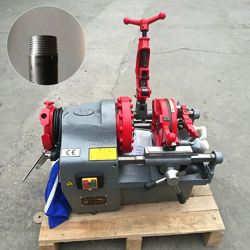 Professional 750W Pipe Threader Automatic Pipe Threading Equipment For Plumbing Construction Projects