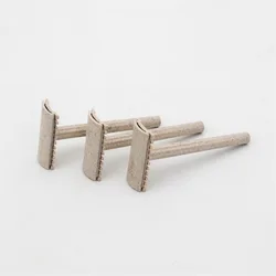 3pcs/set double side eco-friendly wheat straw material disposable shavers for men's household travel (non detachable blades)