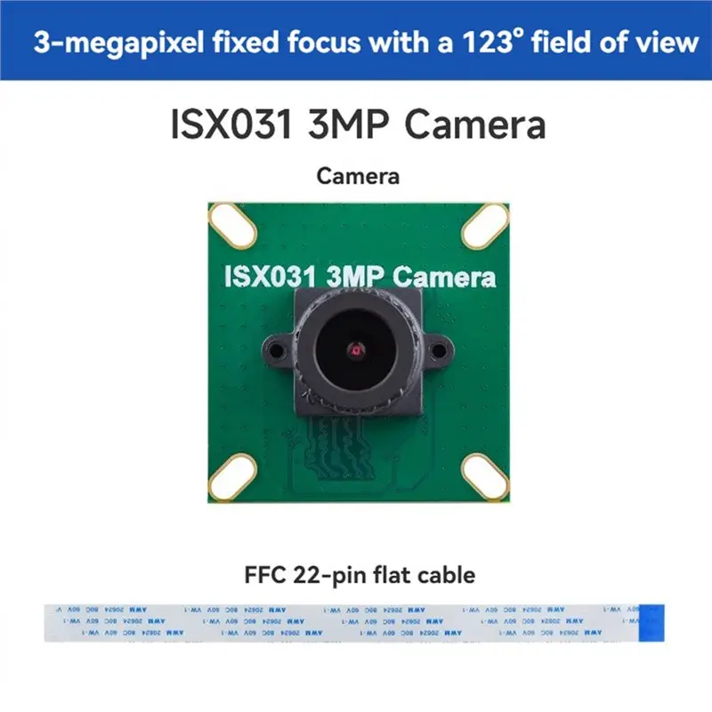 B29C-ISX031 3MP Full-Color Camera Module MIPI Interface Built-In ISP For Raspberry Pi 4/5 Jetson Board