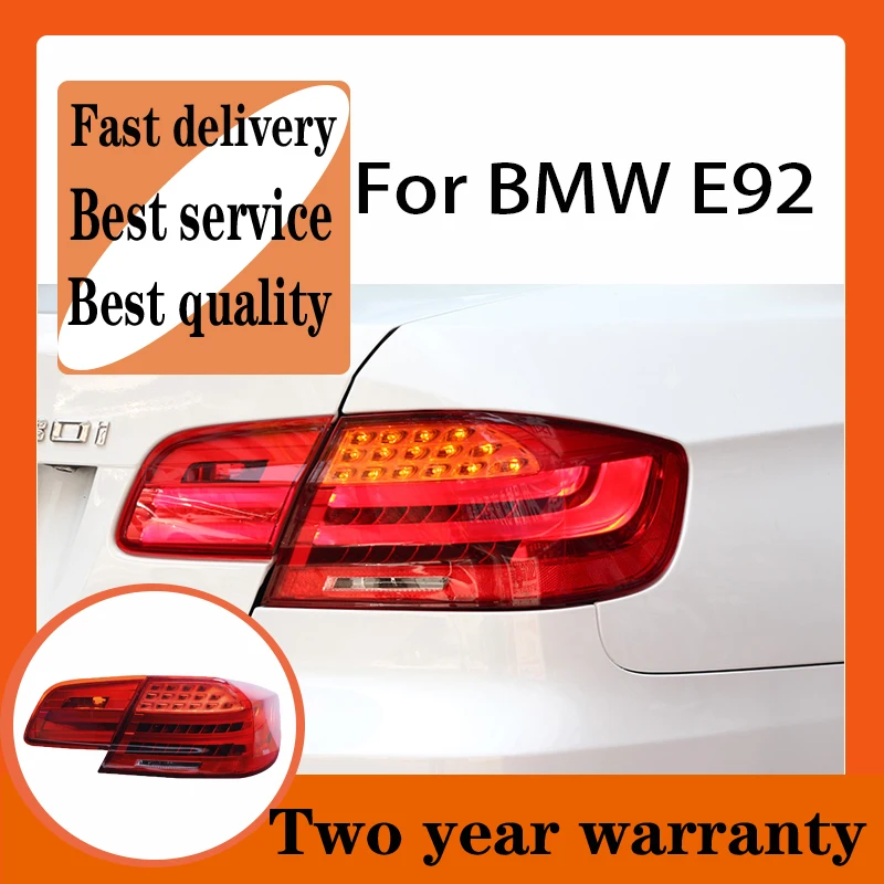 For BMW E92 M3 LED Tail Lights 2006-2012 E93 325i 330i Coupe Tail Lamp DRL Signal Brake Reverse auto Accessories