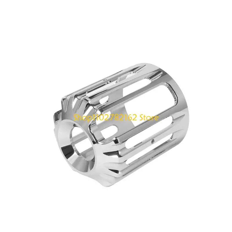 

547B High Performances Oil Filter Cover For Motorcycle Model Featuring Lightweight Aluminum Construction Chrome Plated Finish