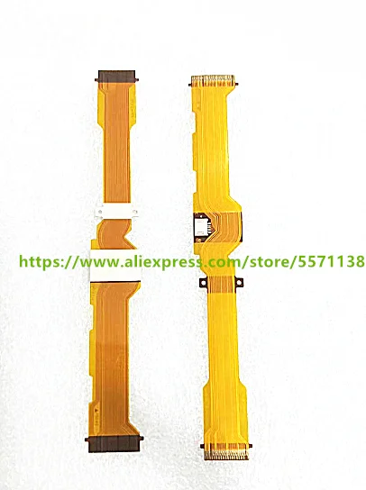 2 uds nuevo Cable flexible LCD para SONY DSC-HX300 DSC-HX400 HX300 HX400 pieza de reparación para cámara digital (FP-2131) + enchufe