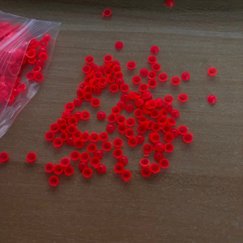 20-120 Stück rote halbrunde Stopperperlen, Apō Float Rig Perlen, halbrunde Stopperperlen für Rock- und Meeresangelzubehör – Detail 4