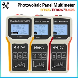 Panel fotowoltaiczny multimetr EL400B/ EY800W/EY1600 Auto/manualna detekcja MPPT Panel słoneczny narzędzie do testowania napięcia LCD MPPT Tester