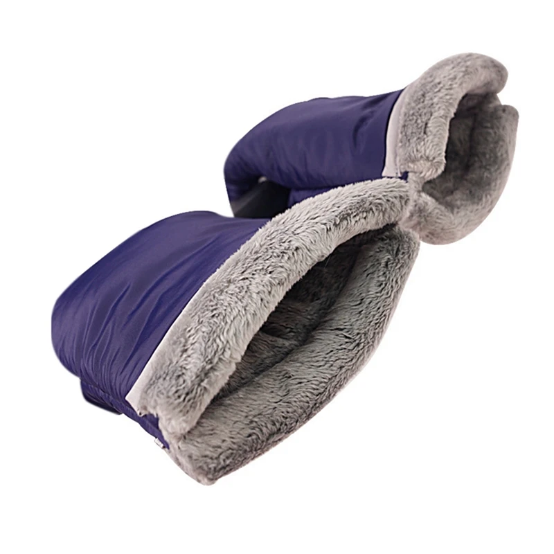 Baby Stroller Gloves,Wind-Proof And Frost-Resistantfluff Lining Gloves, Suitable For Baby Strollers, Carts And Bicycles