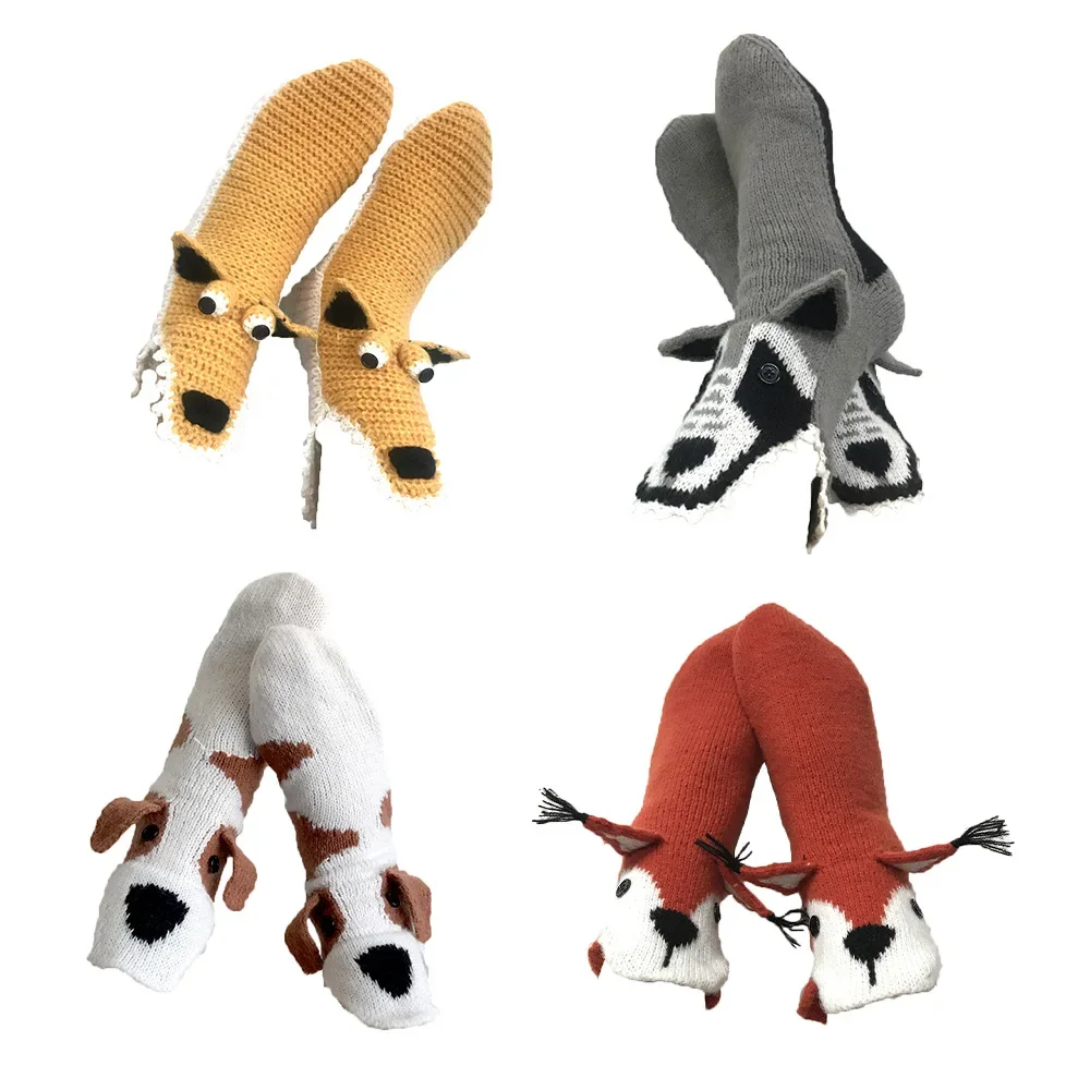 

Three-dimensional Cartoon Animals in Autumn and Winter Floor Socks Warm Tube Home Wool Socks