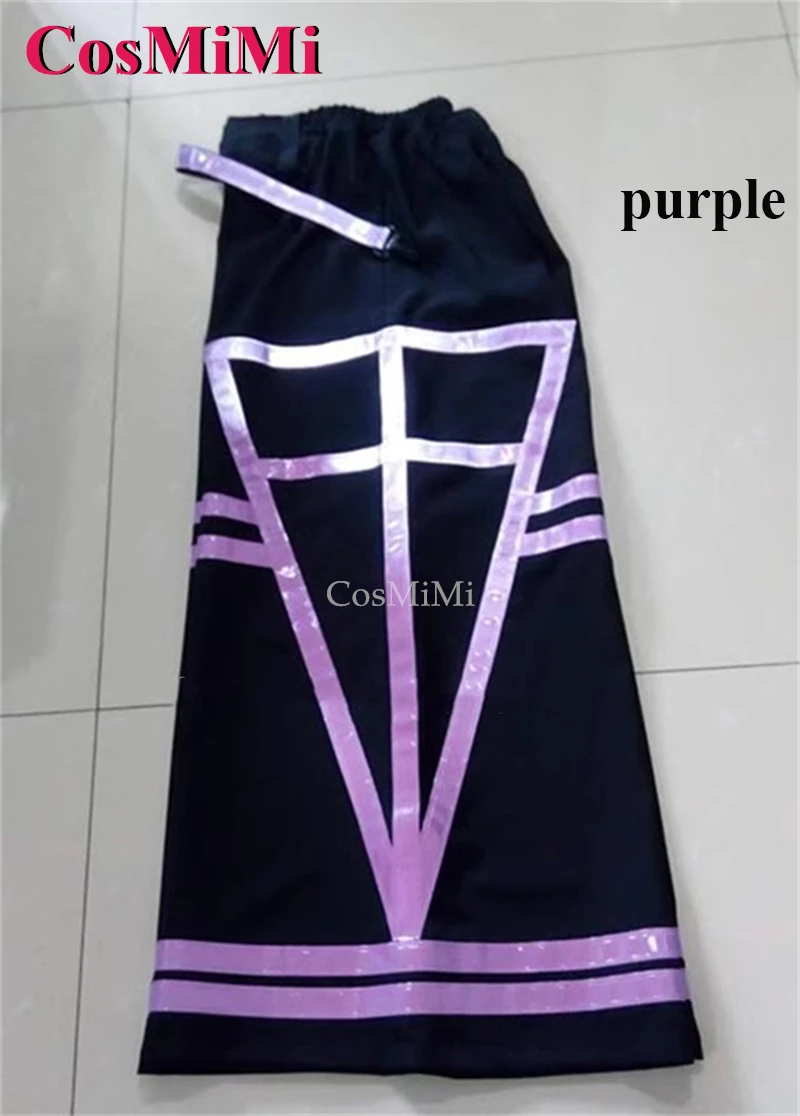 CosMiMi موضة الأصلي درع شبح الرقص السراويل AUS شافل فات السراويل مستقيم الساق السراويل مشرق تأثير عاكس بنطلون