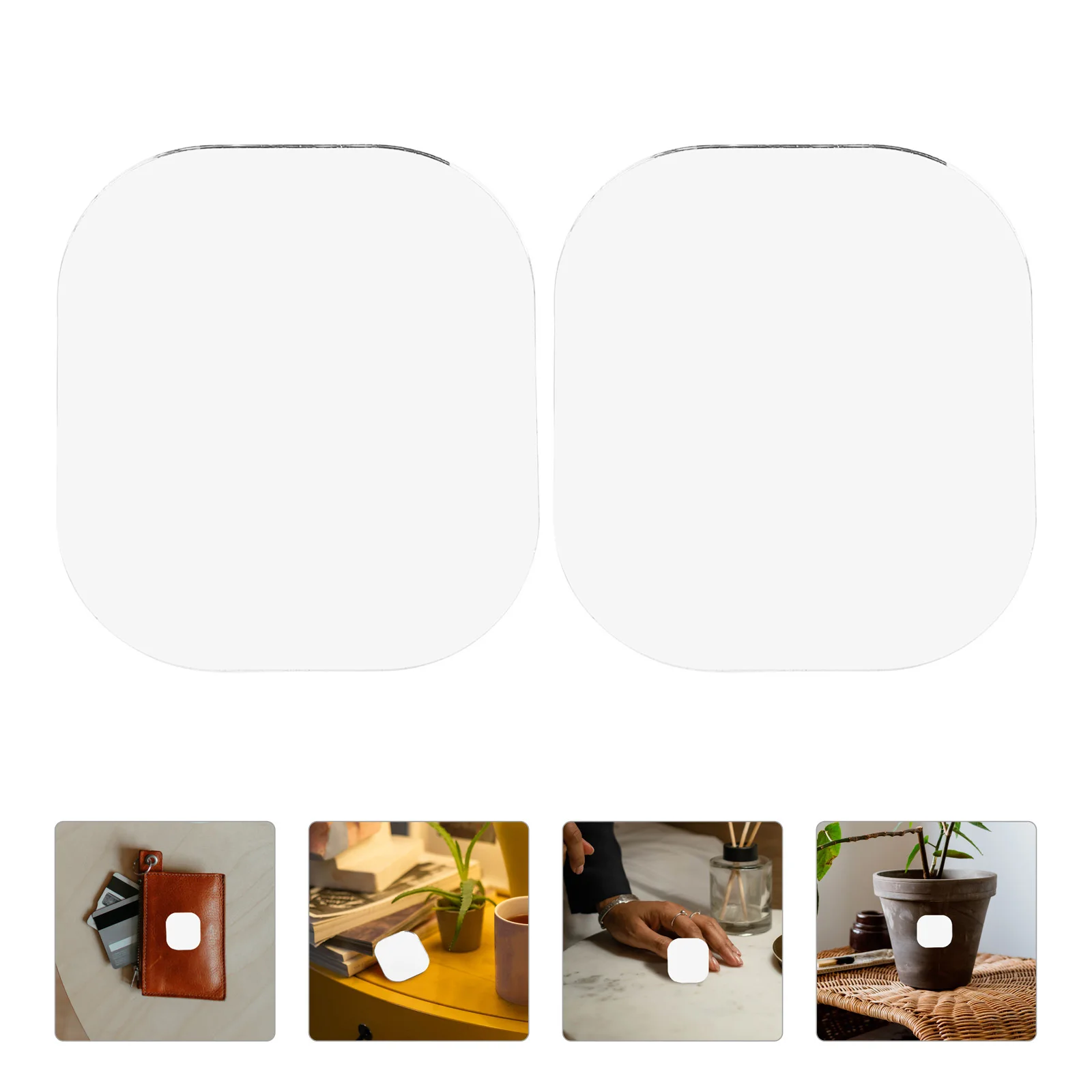 

10 Pcs Mirror Craft Mini Makeup Mirrors Glass for Crafts Diy Portable Cosmetics