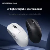 MCHOSE L7 Pro Ultra PAW3395 8K Three Mode Mouse 2.4g Wireless Custom Lightweight E-sports Gaming PC Mouse Ergonomics Accessories