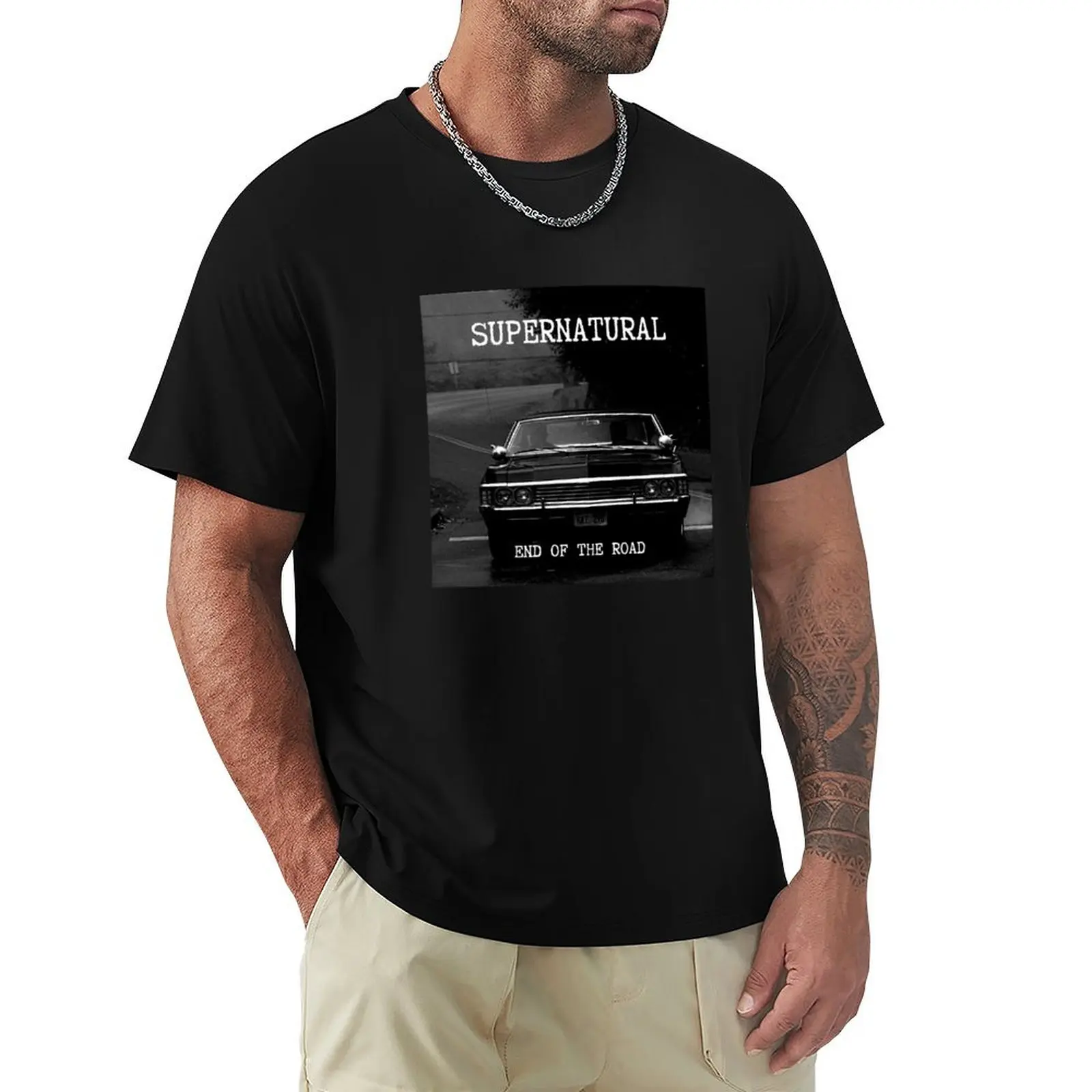 Supernatural Impala T-Shirt Casual Street Style Short Sleeve Tee