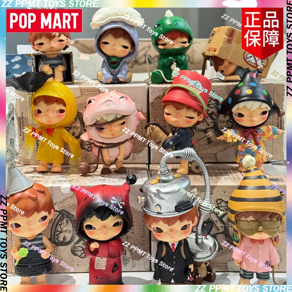 POPMART Hirono Echo Series, оригинальная слепая коробка, игрушки, загадочная коробка, украшения, фигурки, декор, настольная модель-сюрприз, куклы, подарки, игрушки