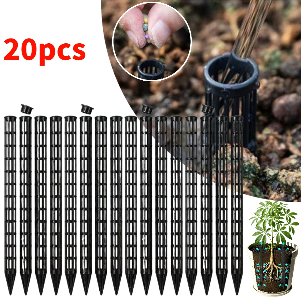20Pcs Plant Aeration Tubes for Pots Plant Root Rot Prevention and Improve Drainage Prevent Overwatering Plant Root Ventilation