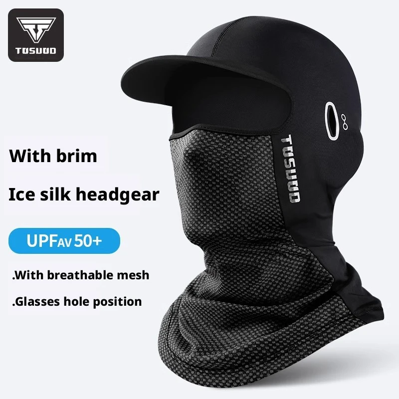 

Ice Silk Sun Protection Full Face Mask, Summer Motorcycle Fishing Headgear for Men & Women