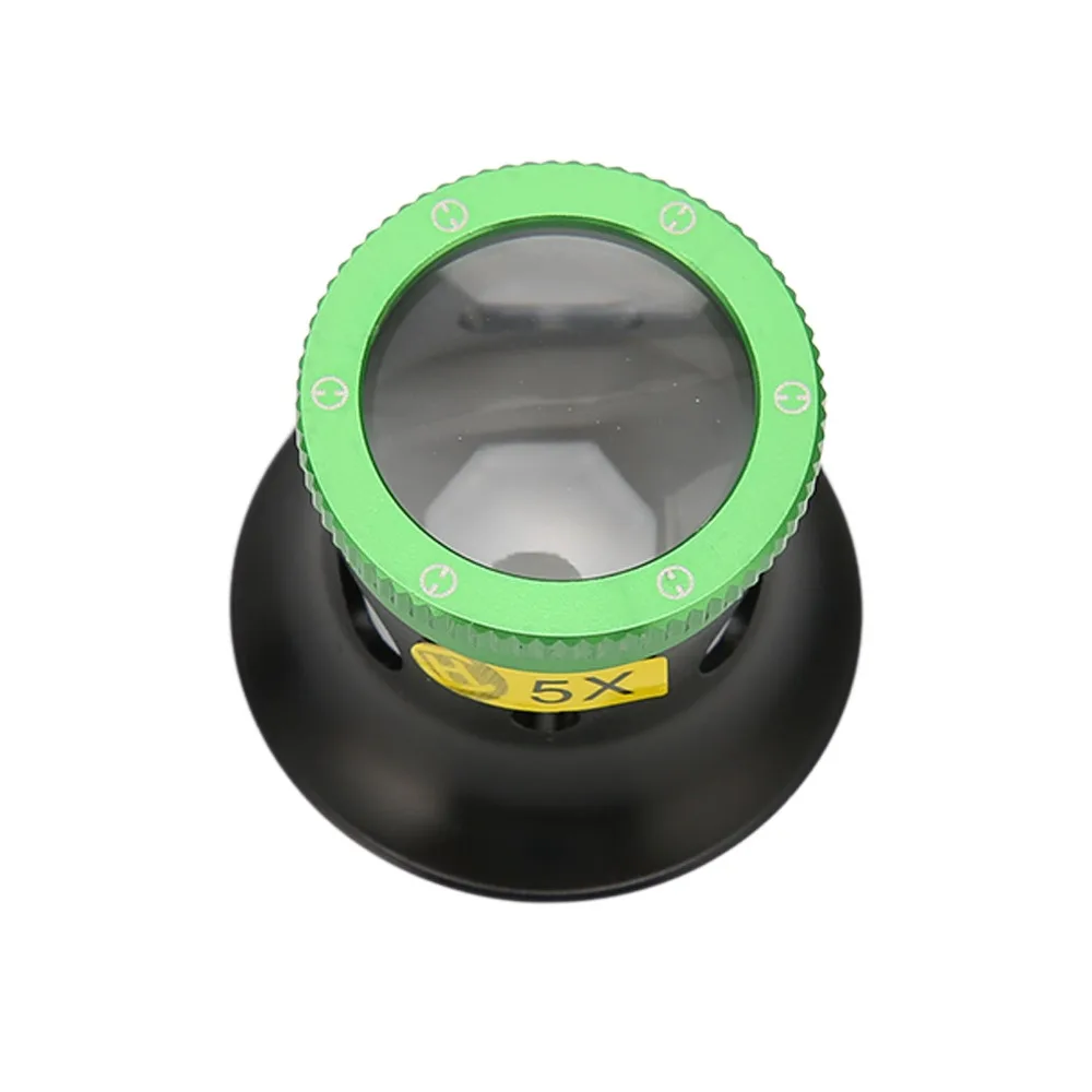 5X/10X/15X/20X Magnification Eye Loupe Sapphire Glass High Hardness Jewelers Loupe Inspection Magnifier Rocks Analysis