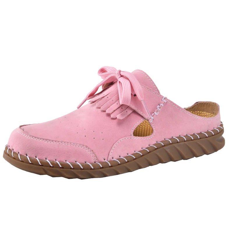 

Summer Handmade Patchwork Ladies Slippers Fashion Casual Soft Sole Slip On Slides For Beach Outdoor Daily Leisure Wear