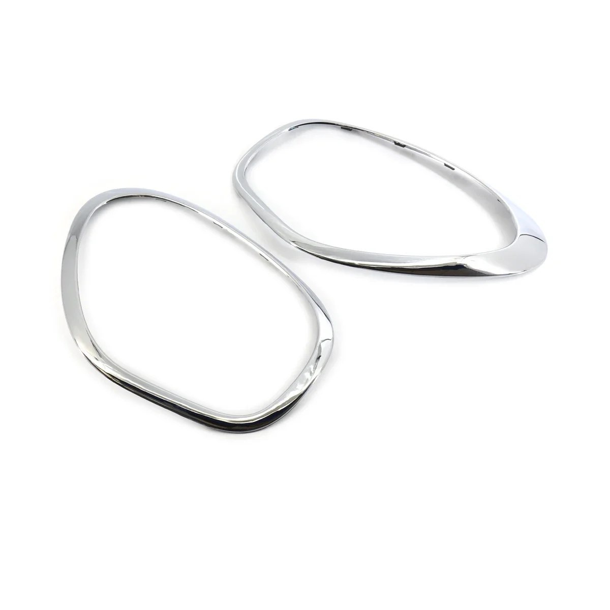 Chrome Headlight Ring Bezel Trim Surround Cover Left Right For MINI Cooper R60 Countryman S ALL4 11-16 51139801573 51139801574