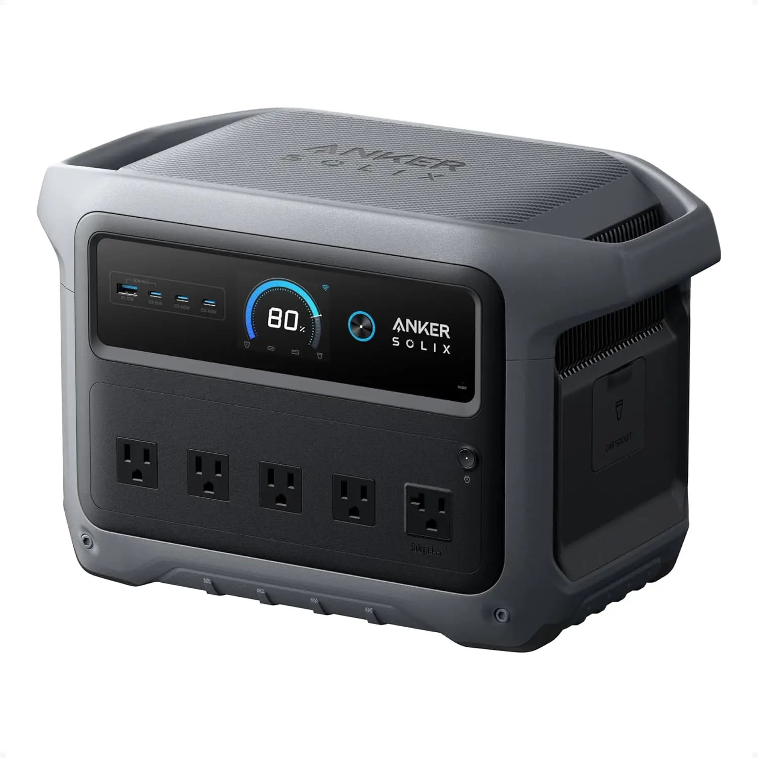 SOLIX C1000 Gen 2 Portable Power Station, 2,000W (Peak 3,000W) Solar Generator