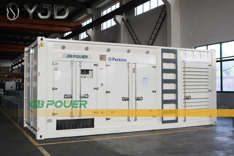 1250kva Container-style Generator Noise Reducer Engine Alternator Natural Gas Generators Set