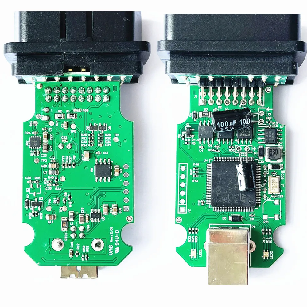 أحدث تحديث مجاني V25.3.1 STM32F429 Real HEX V2 عبر الإنترنت 1996-New VAGCOM Unlimits VINs Coding Function VIIPlus Loader Diagnostic #4