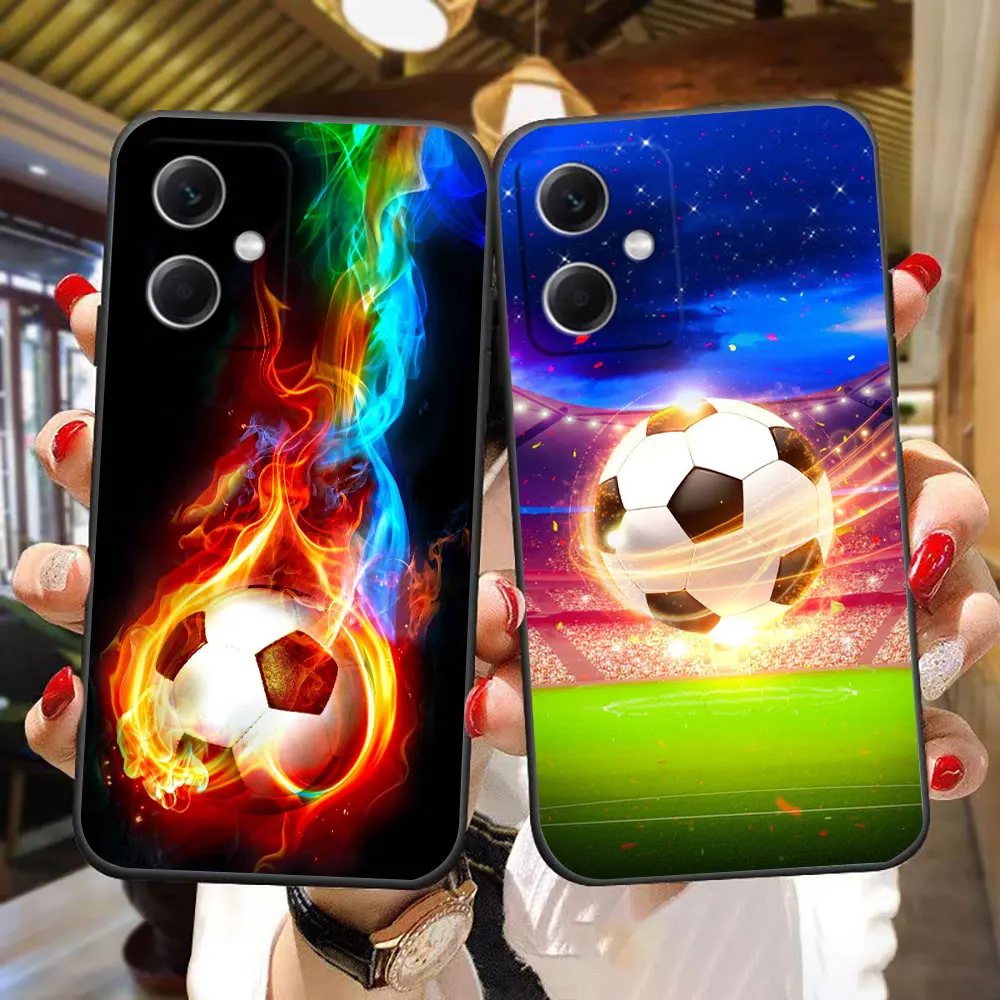 

Football World Soccer Custom Photo Phone Case For Xiaomi Redmi Note 15 14 13 12 12S 11 11T 11S 10 9T 9 Pro DIY Case Shell Funda