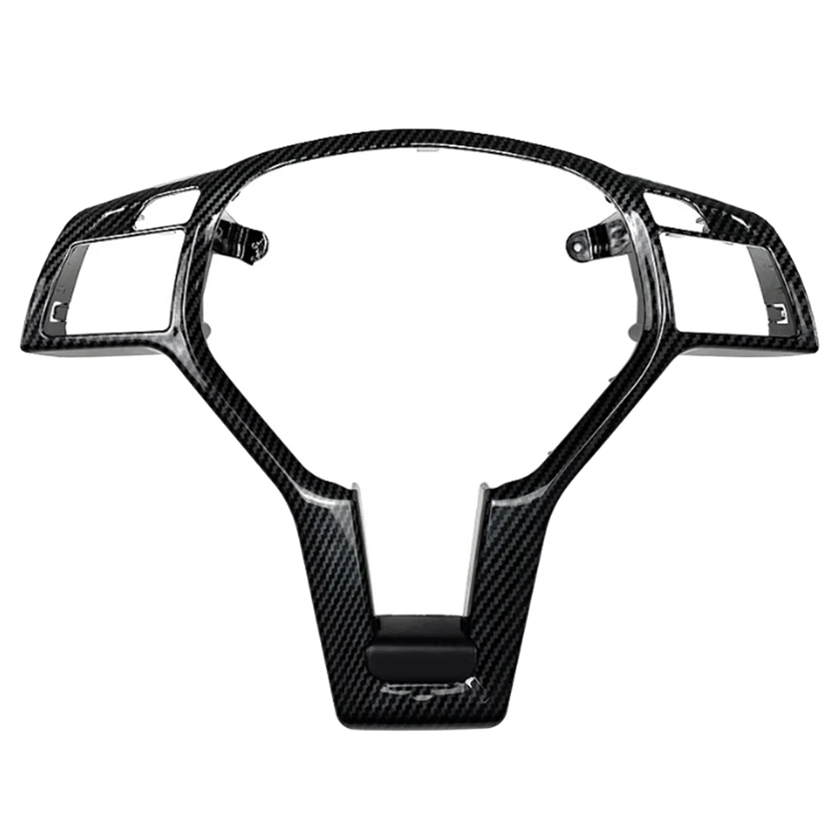 Car Steering Wheel Frame Trim Cover for a C E GLA CLA Class W176 W204 W212 X156 C117 Carbon Fiber