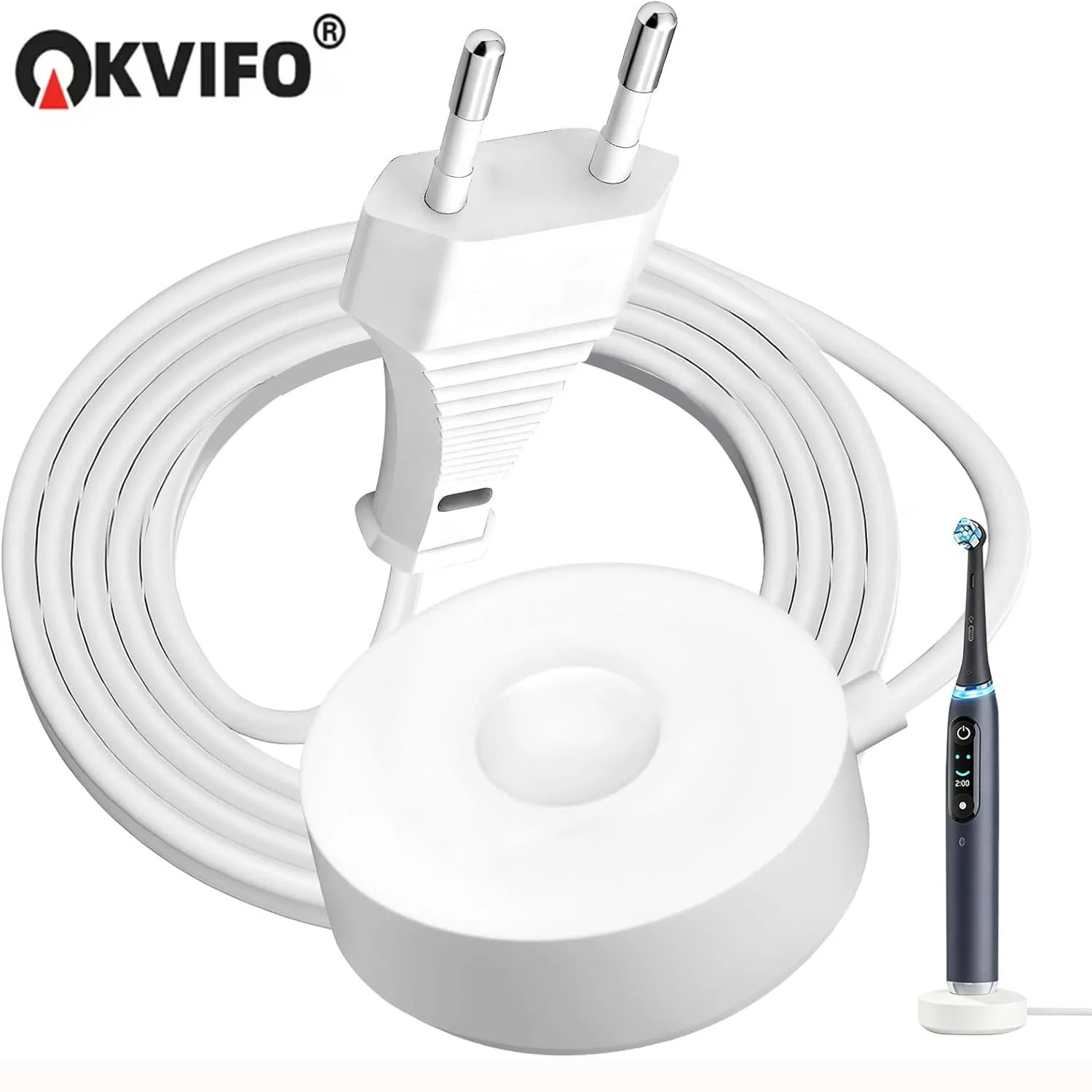 

Зарядное устройство (адаптер) для электрических зубных щеток Oral-B iO9S, iO10S, iO7, iO8, iO9 Series, 100-240В, модель 3768 (совместимо с EU/US/USB)