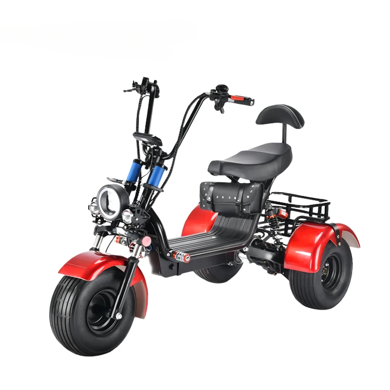 

800W 3 Wheel Electric Scooter Electric Tricycles with Removable 48V Lithium Battery