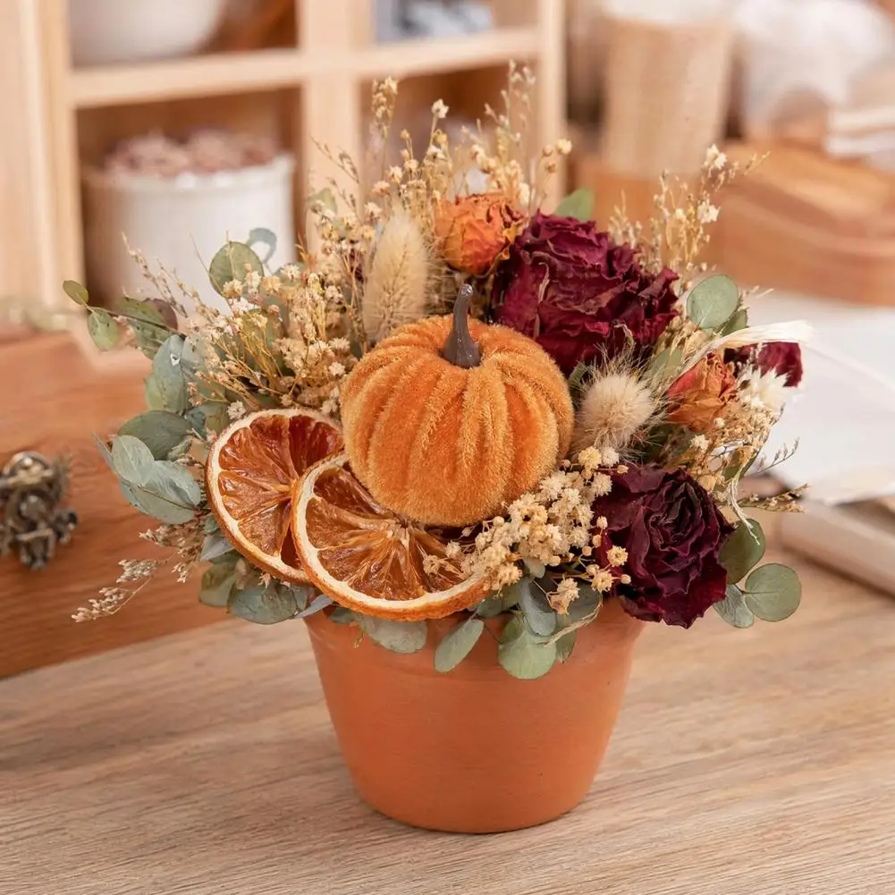 Mini Velvet Pumpkins for Crafts 20 Pcs Velvet Pumpkin Ornaments Multi-color Fall Harvest Decorations Farmhouse for Thanksgiving