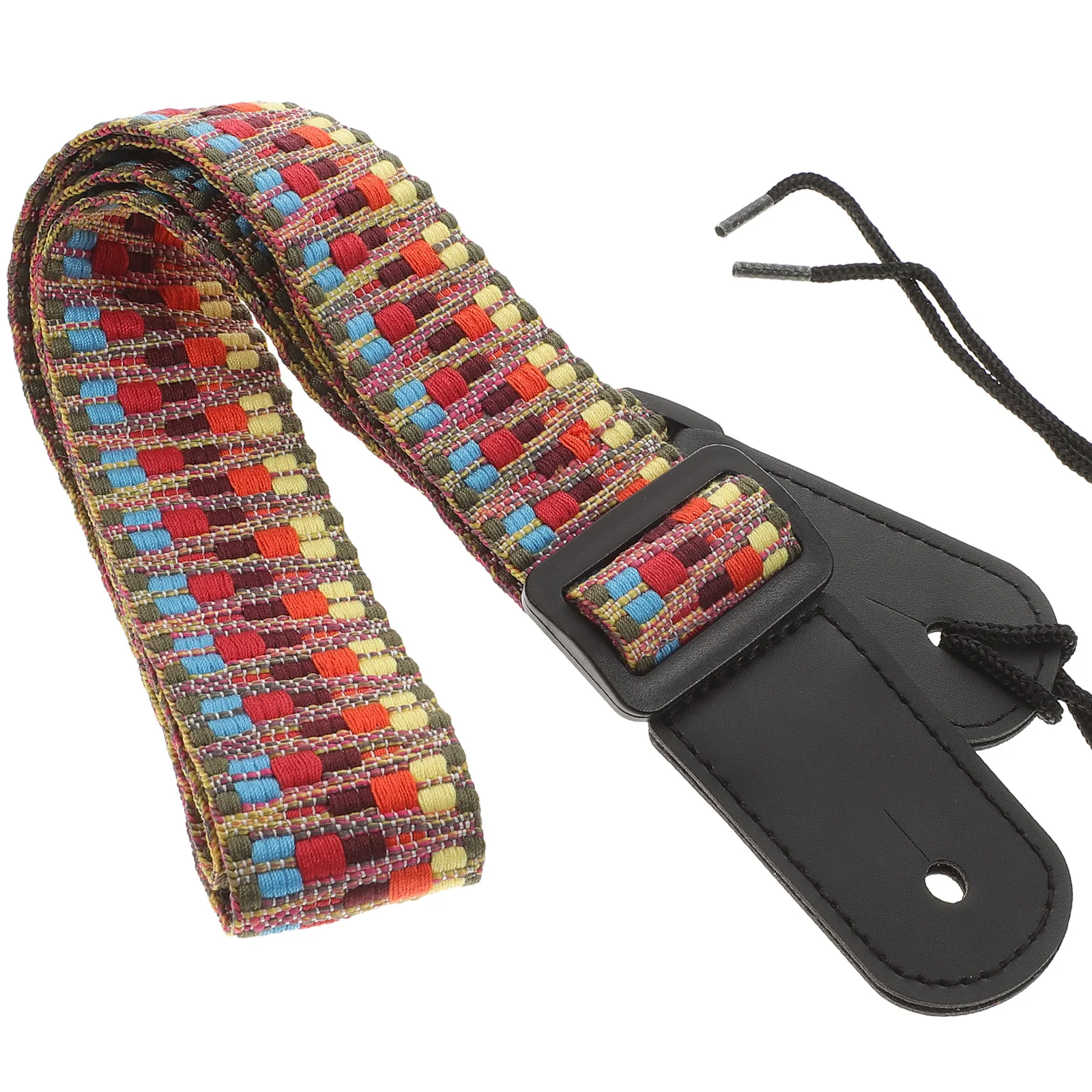 

Ukulele Strap Adjustable Guitar Belt Instrument Accessories Cotton Shoulder Premium Material Durable Beautiful Pattern