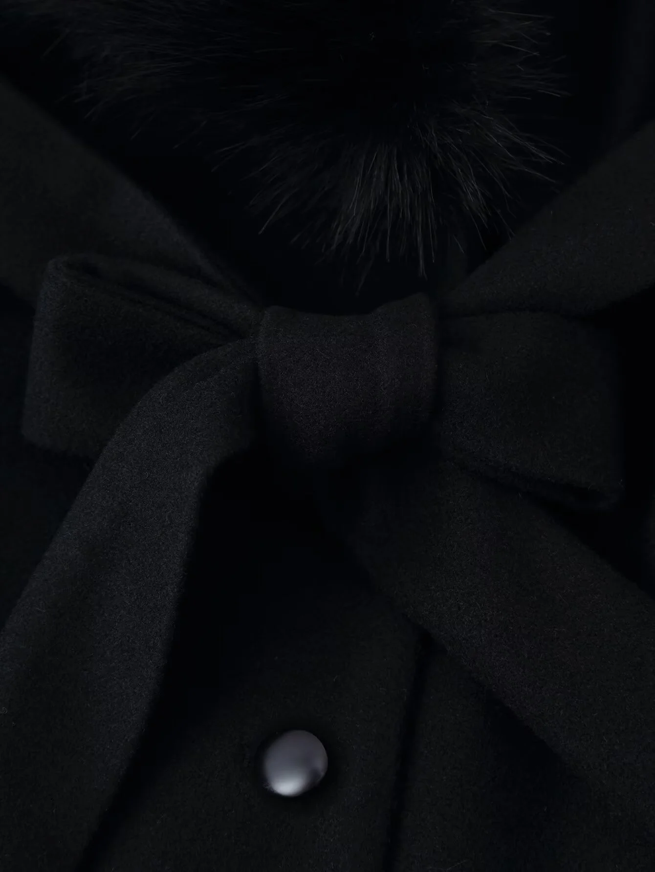 2025 invierno nueva mujer moda Casual Simple versátil cuello de manga larga abotonado cuello de lana abrigo largo